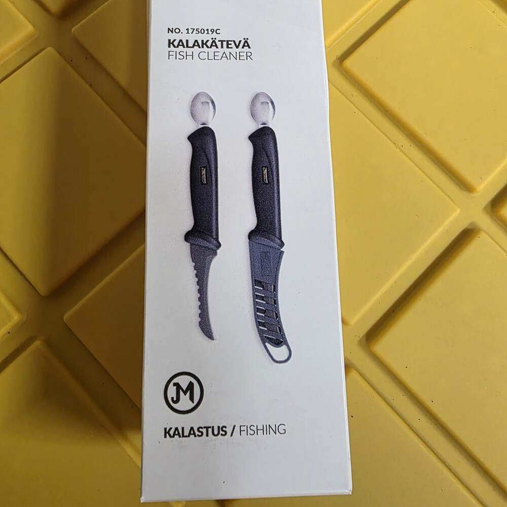 Marttiini Fish Cleaner Knife 175019C Stainless Steel Scaler Scoop Sheath Box